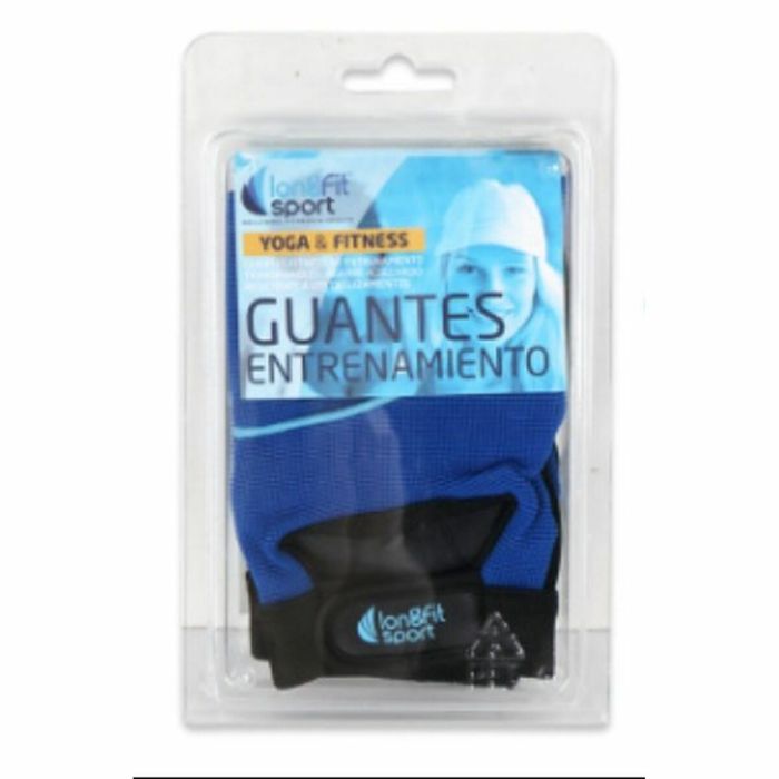 Guantes de Entrenamiento LongFit Sport Longfit sport Azul/Negro 2