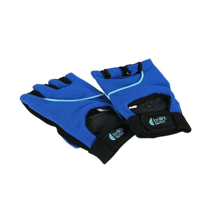 Guantes de Entrenamiento LongFit Sport Longfit sport Azul/Negro 1