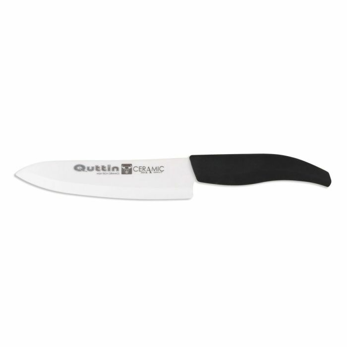 Cuchillo Chef Quttin Cerámica Negro 15 cm 1,8 mm (24 Unidades) 1