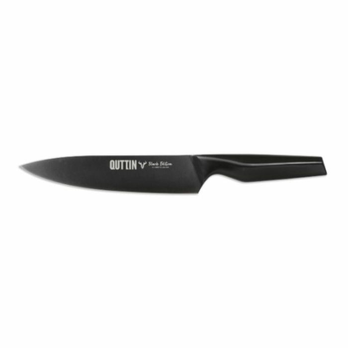Cuchillo Chef Quttin Black Edition 20 cm (8 Unidades) 1