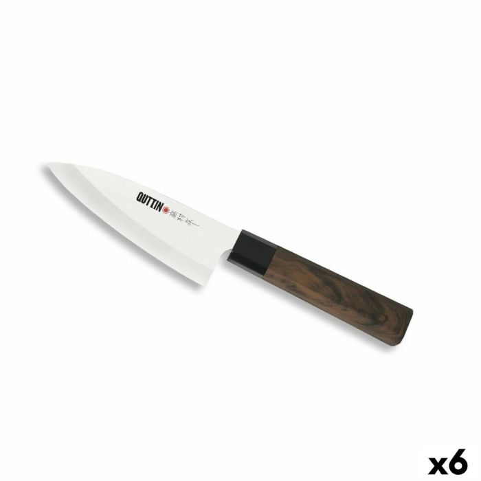 Cuchillo de Cocina Quttin Deba Takamura 11 cm (6 Unidades)