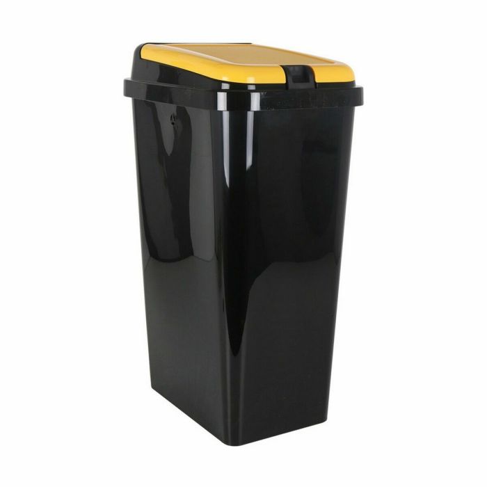 Cubo de Basura para Reciclaje Tontarelli Amarillo 45 L (6 Unidades) 1