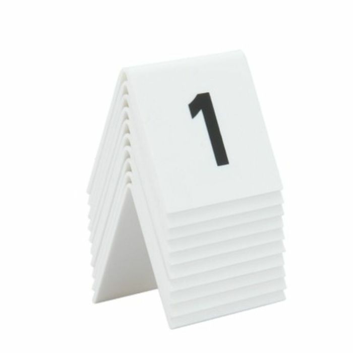 Cartel Securit Sobremesa Números 1-10 10 Piezas (6 Unidades) 1