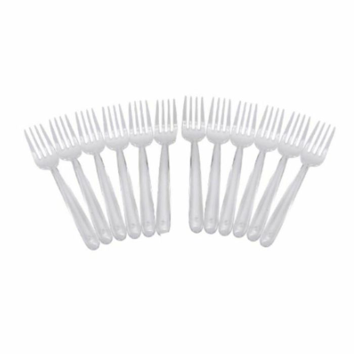 Set de tenedores reutilizables Algon Transparente Plástico 36 Unidades 1