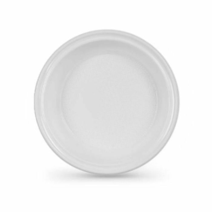 Set de platos reutilizables Algon Blanco 22 x 22 x 1,5 cm (36 Unidades) 1