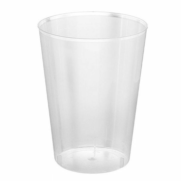Set de vasos reutilizables Algon Transparente Sidra 40 unidades 500 ml (10 Piezas) 2