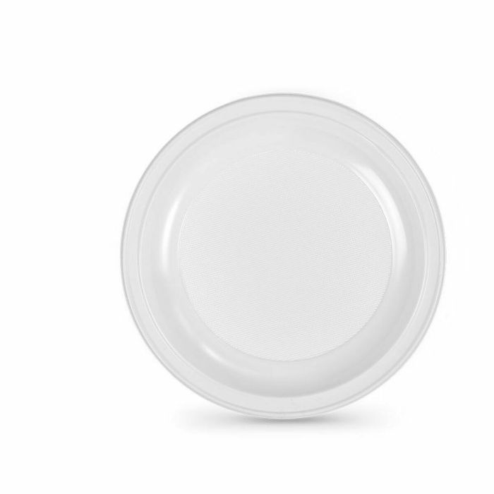 Set de platos reutilizables Algon Blanco Plástico 28 x 28 x 1,5 cm (36 Unidades) 1