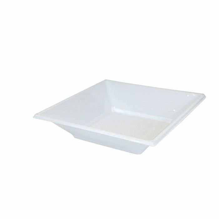 Set de platos reutilizables Algon Blanco Plástico (36 Unidades) 1