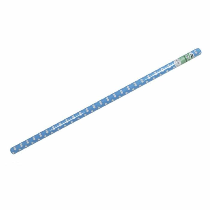 Mantel en rollo Algon Papel Lunares Azul 120 x 500 cm (12 Unidades) 1