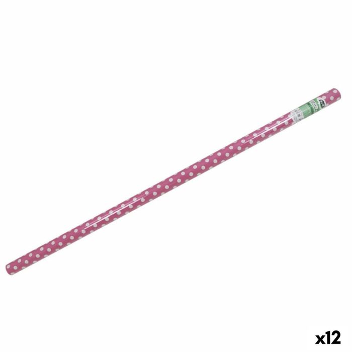 Mantel en rollo Algon Papel Lunares Rosa 120 x 500 cm (12 Unidades) Mantel en rollo Algon Papel Lunares Rosa 120 x 500 cm (12 Unidades)
