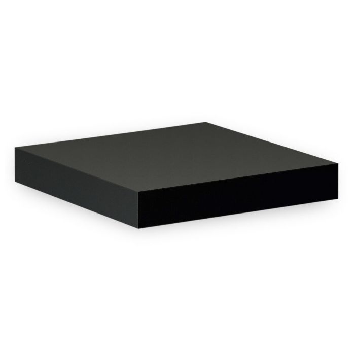 Estante Confortime Negro Madera MDF 23,5 x 23,5 x 3,8 cm (6 Unidades) 1