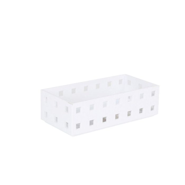 Caja de Almacenaje con Tapa Confortime Blanco 14 x 7 x 4,3 cm (24 Unidades) 1