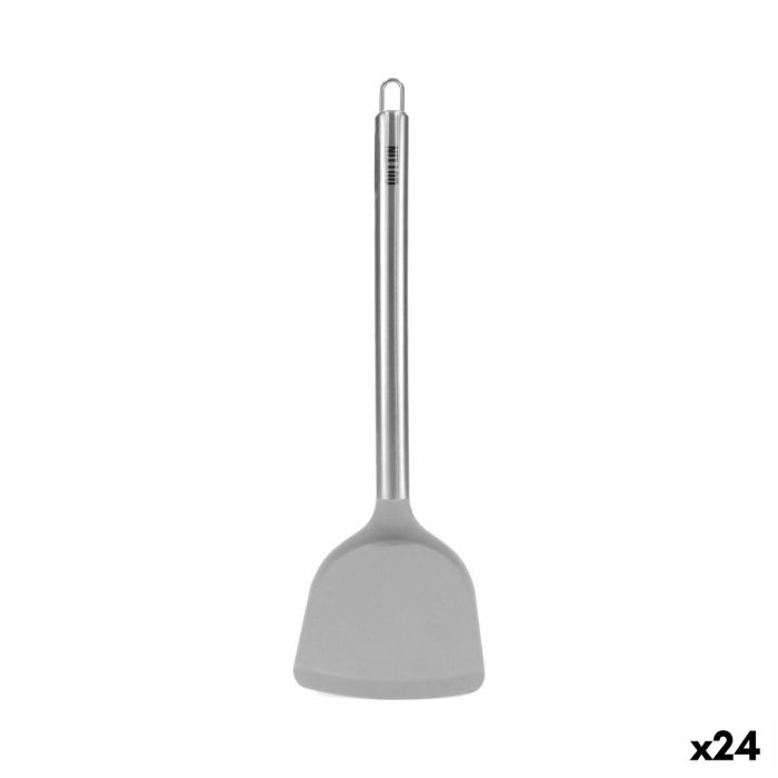 Paleta de Cocina Quttin Silicona Acero 35 x 10,9 cm (24 Unidades)