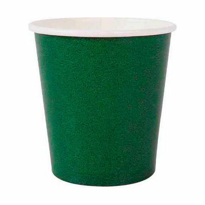 Set de Vasos Algon Desechables Cartón Verde 20 Piezas 120 ml (24 Unidades) 1