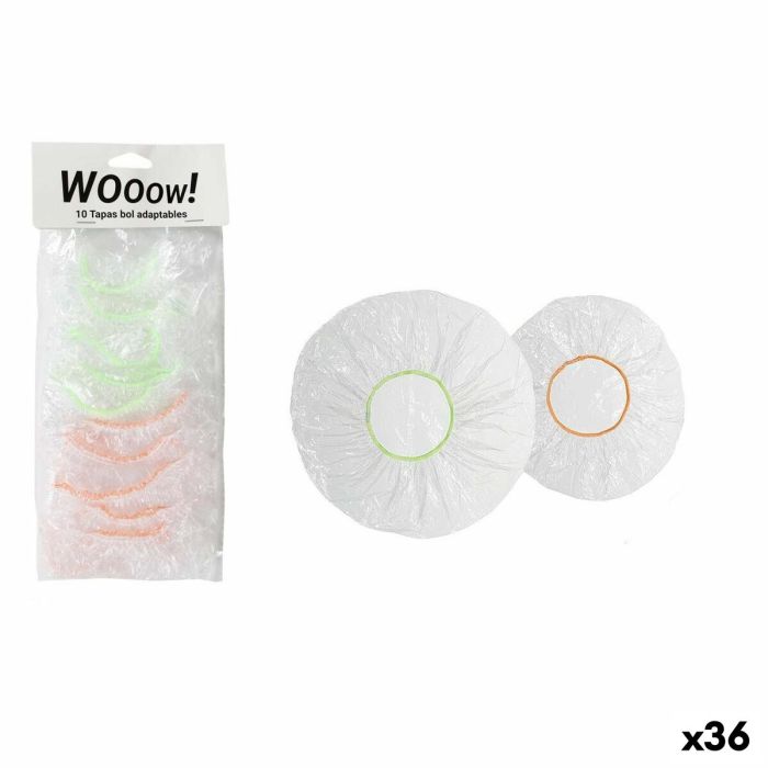 Set de Tapas de Cocina Reutilizables y Ajustables 10 Piezas (36 Unidades)