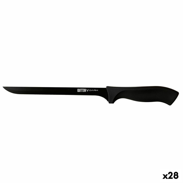 Cuchillo Jamonero Quttin Dark 22 cm (28 Unidades)