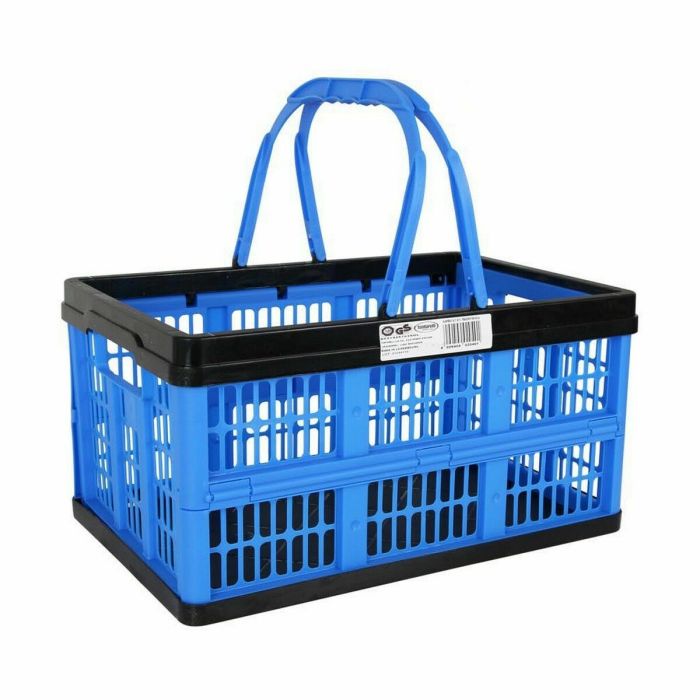 Caja Plegable con Asas Tontarelli Voilà Azul 16 L 39 x 25,5 x 21 cm (10 Unidades) 1