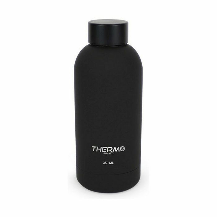 Botella Térmica ThermoSport Soft Touch Negro 350 ml (6 Unidades) 1