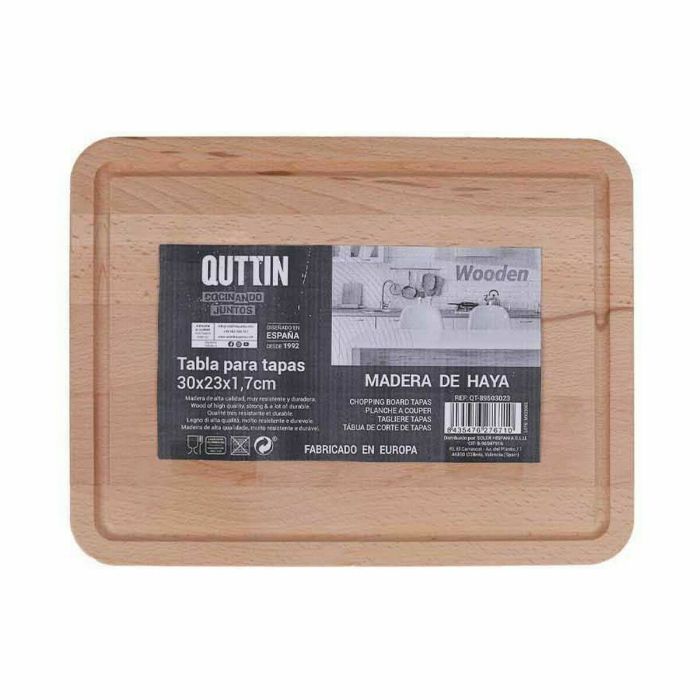 Tabla de cortar Quttin 30 x 23 x 1,7 cm (8 Unidades) 1