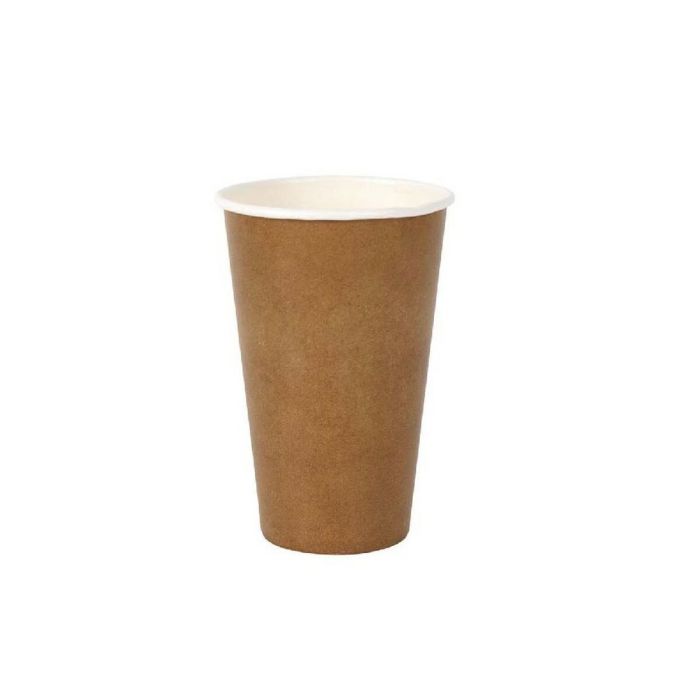 Set de Vasos Algon Desechables papel kraft 15 Piezas 450 ml (16 Unidades) 1