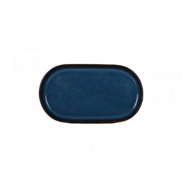 Bandeja de Aperitivos La Mediterránea Chester Azul Ovalado 13 x 8 x 4 cm (24 Unidades) 1