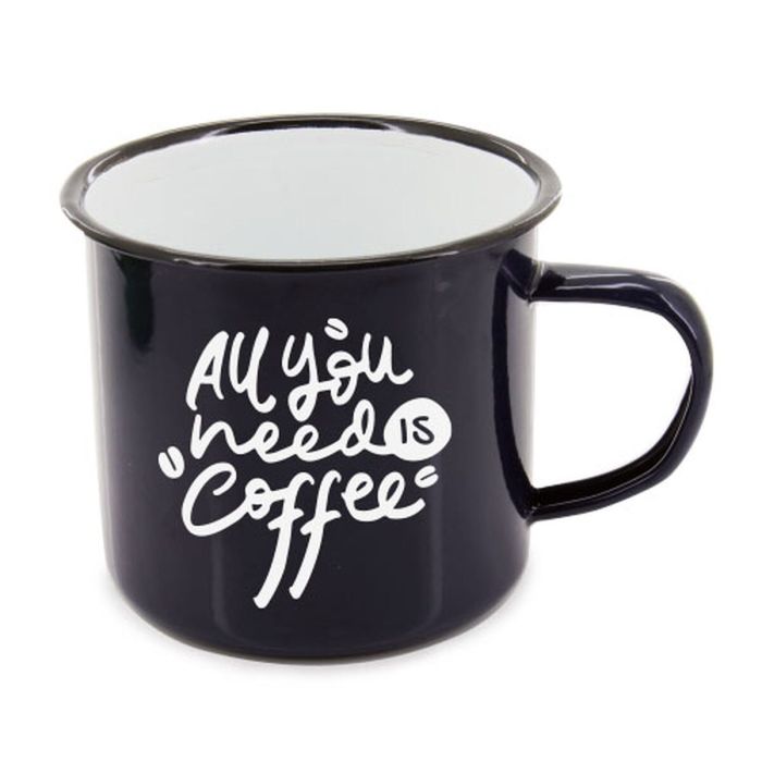 Taza Retro Metal esmaltado 100 ml (24 Unidades) 1