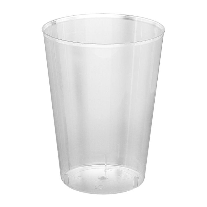 Set de vasos reutilizables Algon Sidra Transparente 4 Piezas 480 ml (50 Unidades) 1