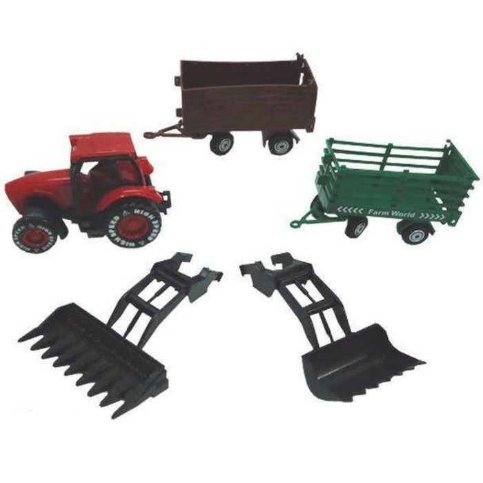 Playset de Vehículos Tractor Accesorios 5 Piezas 1 Playset de Vehículos Tractor Accesorios 5 Piezas 1