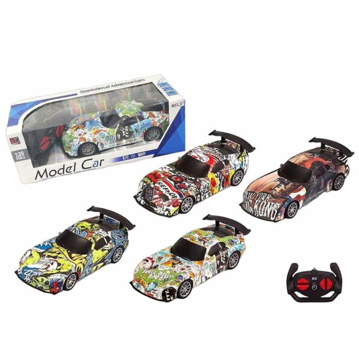 Coche radio control deportivo graffiti. escala 1:20. 28 cm - modelos surtidos Coche radio control deportivo graffiti. escala 1:20. 28 cm - modelos surtidos