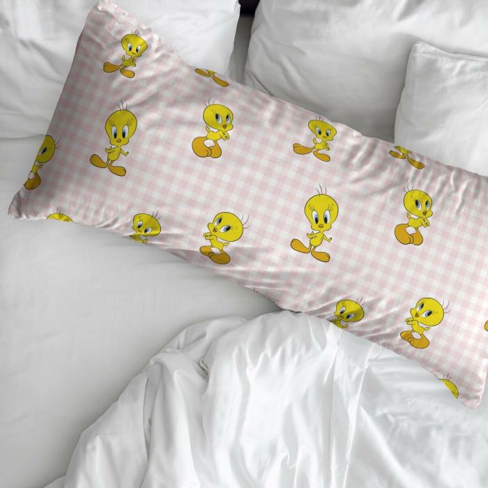 Funda de almohada Looney Tunes Tweety Multicolor 45 x 110 cm