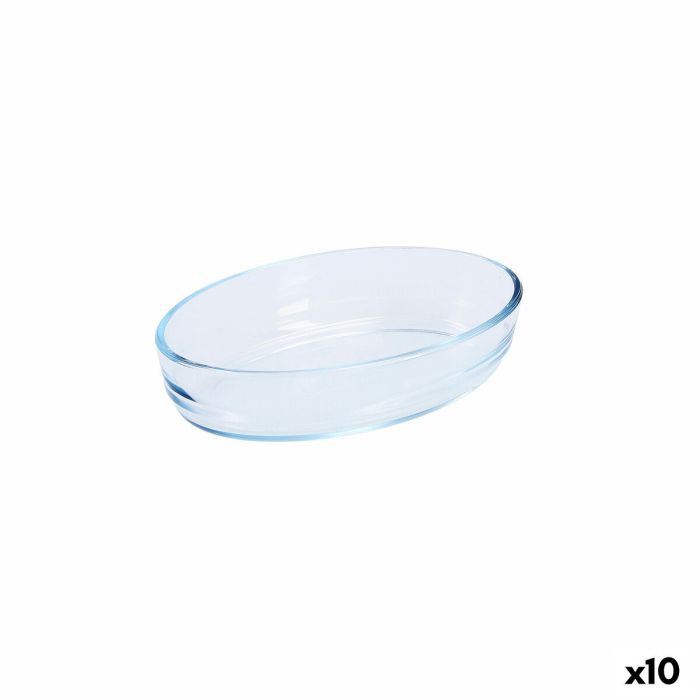 Fuente para Horno Pyrex Classic Vidrio Transparente Vidrio Ovalada 21 x 13 x 5 cm (10 Unidades)