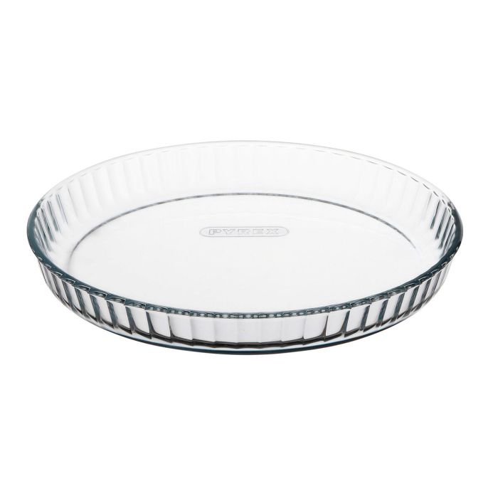 Molde para Horno Pyrex Classic Redondo Plano 27,7 x 27,7 x 3,5 cm Transparente (6 Unidades) 2