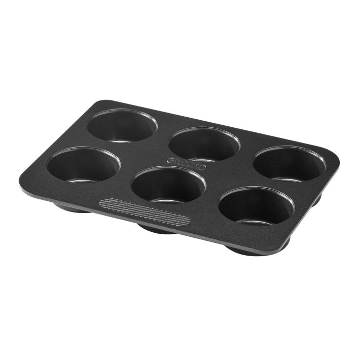 Molde para Tartaletas Pyrex Magic Negro 24 x 18 x 3 cm (6 Unidades) 1