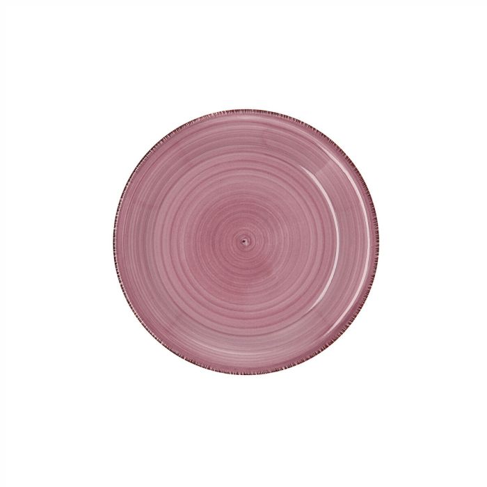 Plato de Postre Quid Vita Peoni Rosa Cerámica 19 cm (12 Unidades) 1