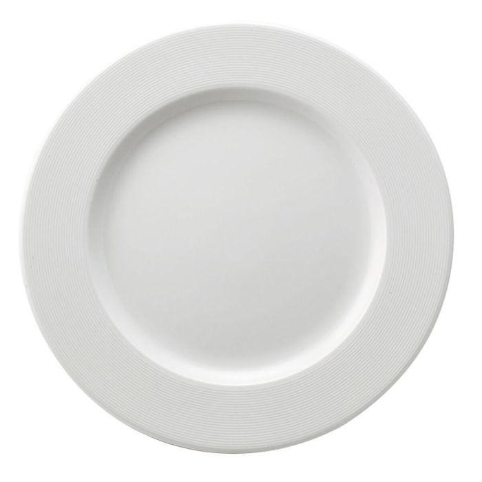 Plato Llano Ariane Orba Cerámica Blanco (Ø 27 cm) (12 Unidades) 1