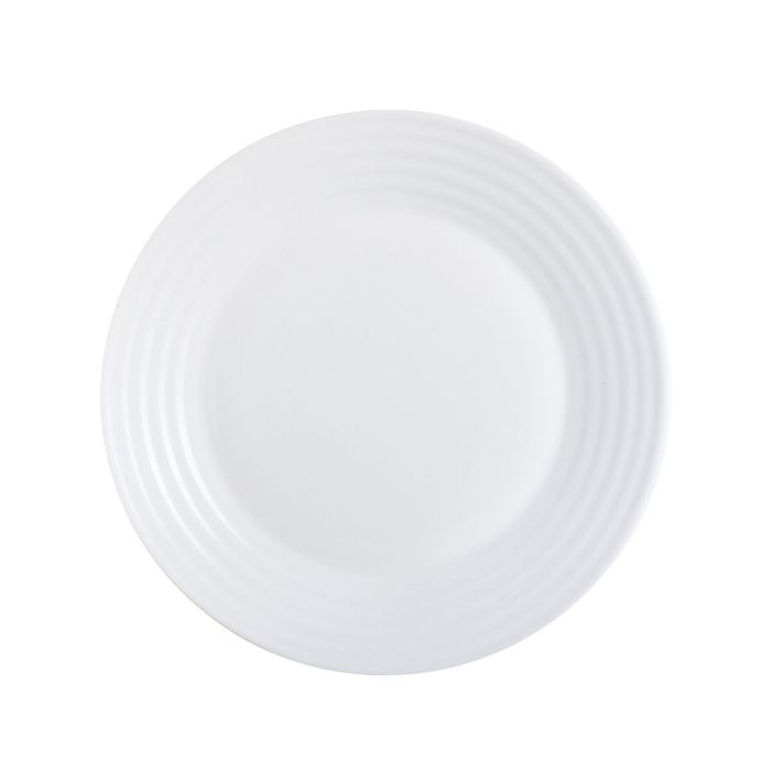 Plato de Postre Luminarc Harena Blanco Vidrio (19 cm) (24 Unidades) 2