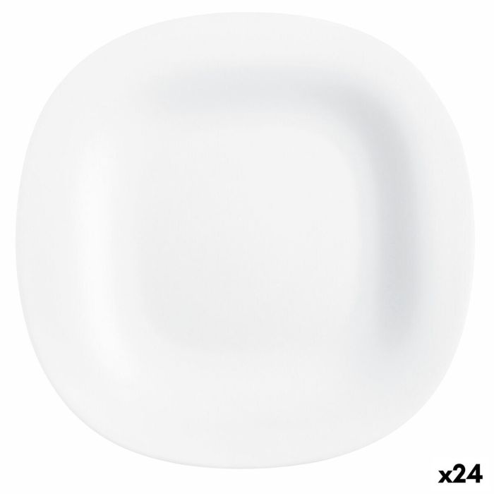 Plato de Postre Luminarc Carine Blanco Vidrio (19 cm) (24 Unidades)