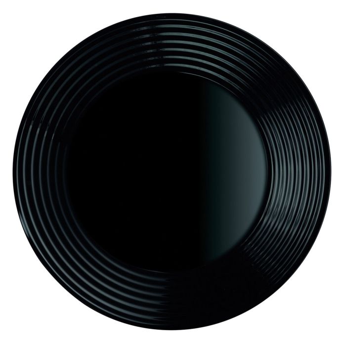 Plato Hondo Luminarc Harena Negro Vidrio (Ø 23,5 cm) (24 Unidades) 2