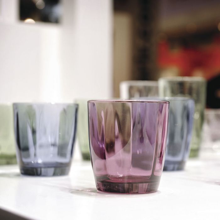 Vaso Bormioli Rocco Pulsar Morado Vidrio (6 Unidades) (305 ml) 1