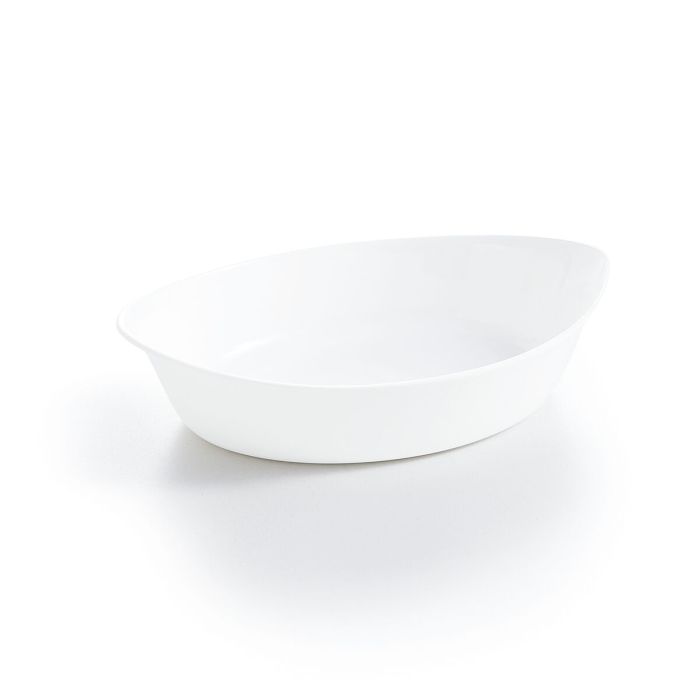 Fuente de Cocina Luminarc Smart Cuisine Ovalado Blanco Vidrio 25 x 15 cm (6 Unidades) 2