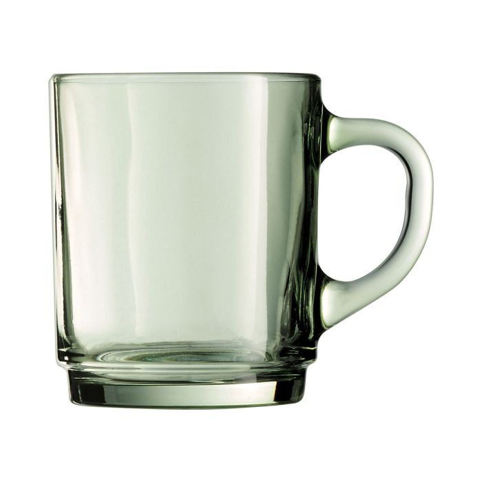 Taza Luminarc Alba Verde Vidrio 250 ml (6 Unidades) 1