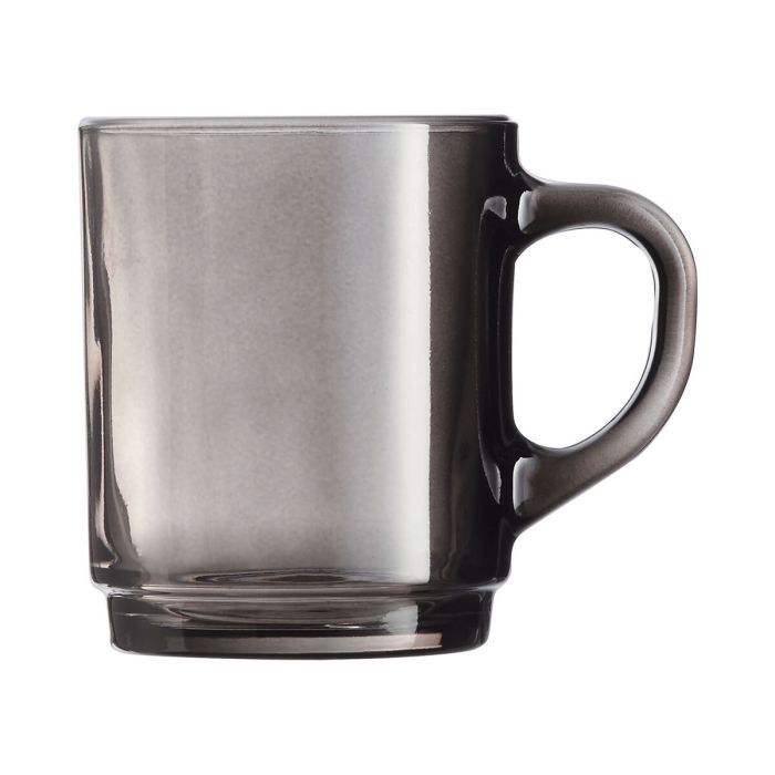 Taza Luminarc Alba Gris Vidrio 250 ml (6 Unidades) 2