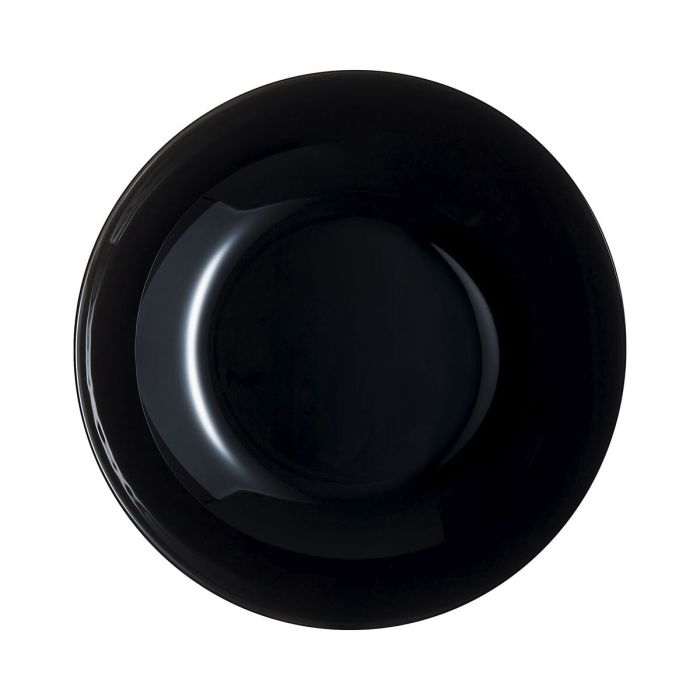 Plato Hondo Luminarc Zelie Negro Vidrio 20 cm (24 Unidades) 4