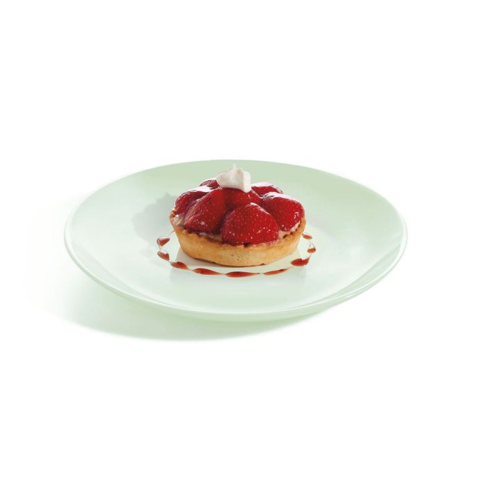 Plato de Postre Luminarc Diwali Paradise Verde Vidrio 19 cm (24 Unidades) 3