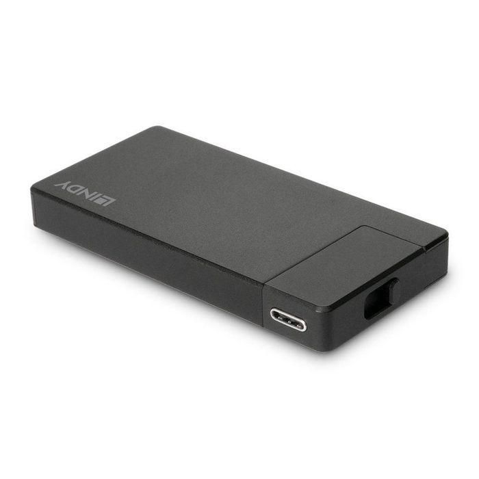 Lindy DST-Micro Docking Station USB-C con HDMI 4K@60Hz y Carga Rápida 100W 3