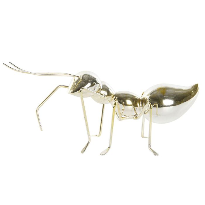 DKD Home Decor Figura Hormiga Glam Dorado de Resina y Metal, 15x11x23 cm, Pack 3 Unidades Surtidas 3 DKD Home Decor Figura Hormiga Glam Dorado de Resina y Metal, 15x11x23 cm, Pack 3 Unidades Surtidas 3