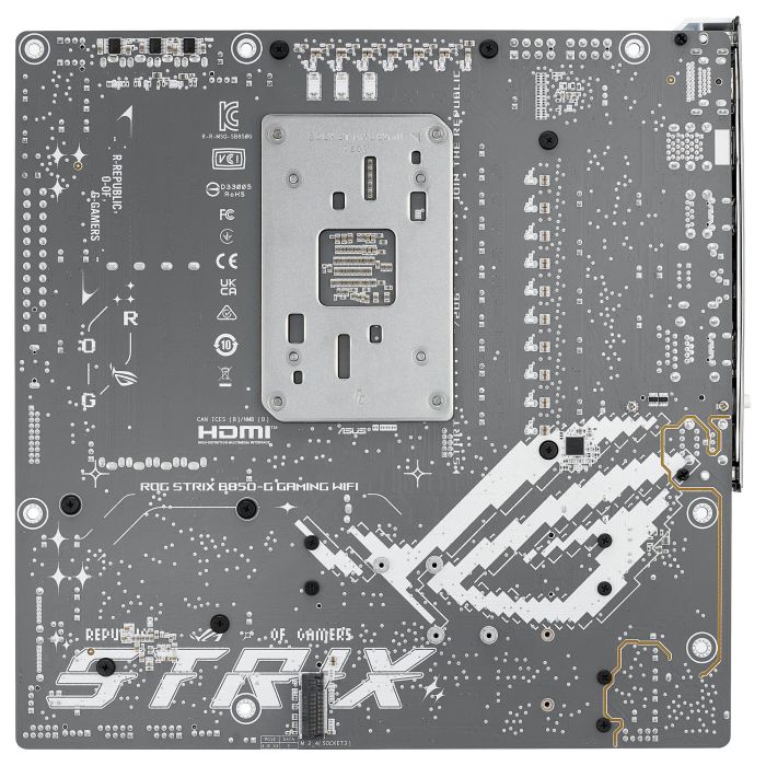 ASUS ROG STRIX B850-G GAMING WiFi Placa Base para PC, Chipset AMD B850, DDR5-SDRAM, Micro ATX 10