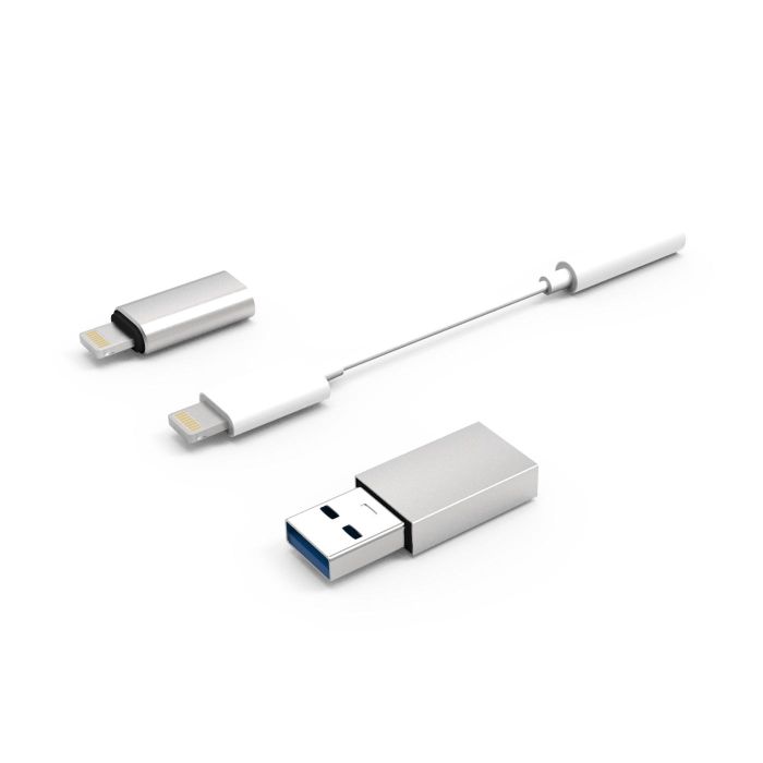 Cable USB CoolBox COO-CKIT-APPL Blanco 1 Cable USB CoolBox COO-CKIT-APPL Blanco 1