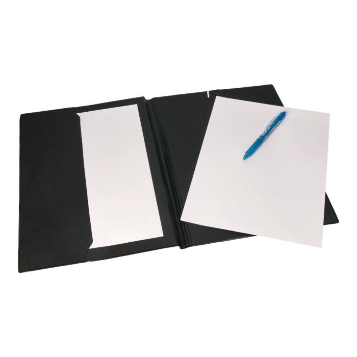 Carpeta Liderpapel Gomas Folio Sencilla Pvc Azul 1