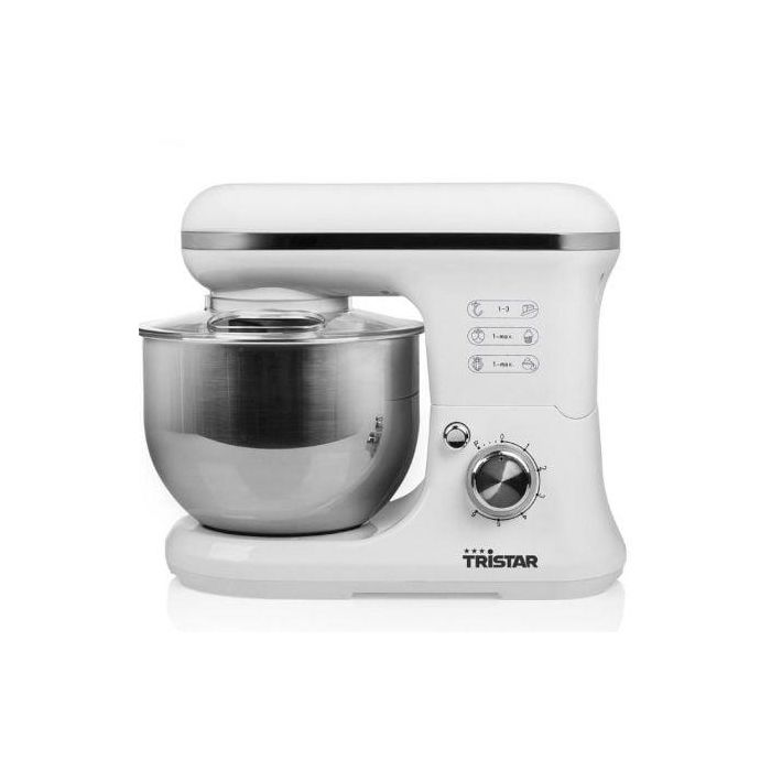 Robot de Cocina Tristar MX-4817 1200 W 1500 W Acero Inoxidable Blanco 5 L Robot de Cocina Tristar MX-4817 1200 W 1500 W Acero Inoxidable Blanco 5 L